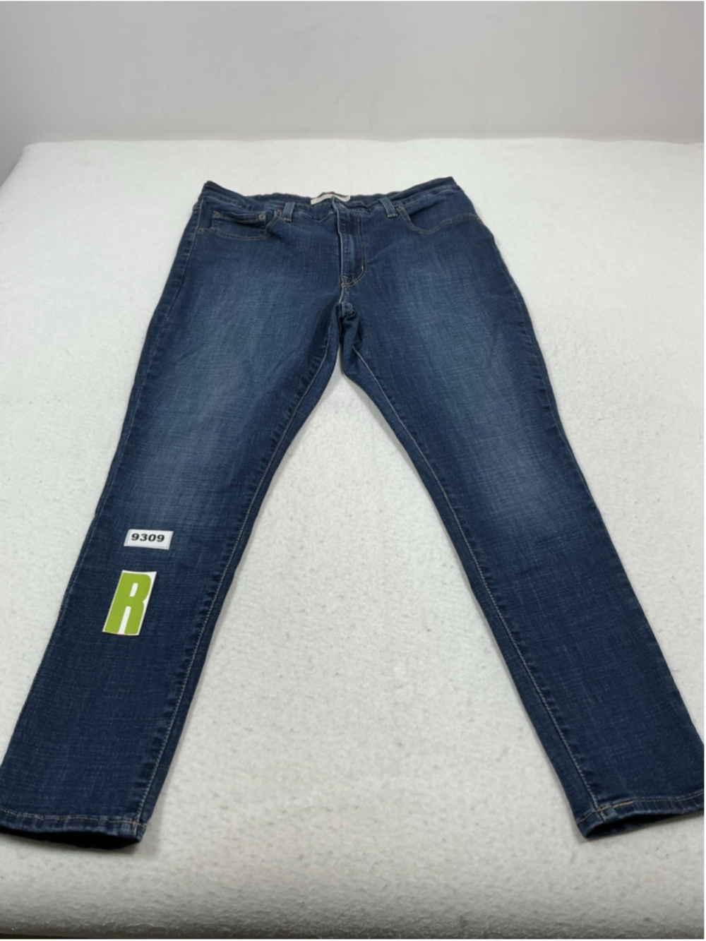 Womans Excellent Levi Strauss 721 Skinny Blue Jeans Waist 33